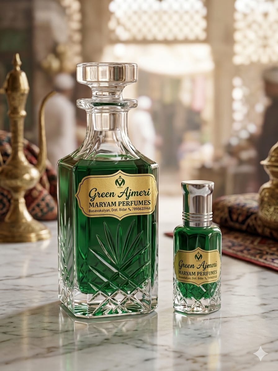 Green Ajmeri 12 ML Roll on Attar