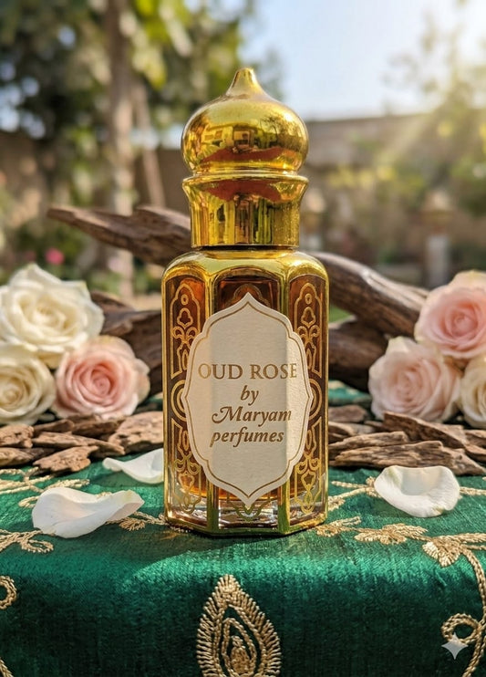 Oud Rose  12  ML  Roll On Attar