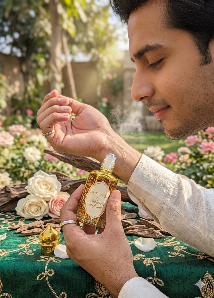 Oud Rose  12  ML  Roll On Attar